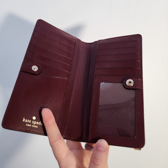 kate spade Pink and Burgundy Wallet - Picture 5 of 7
